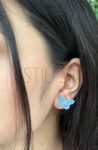“Estilion butterfly earring” 2pcs set